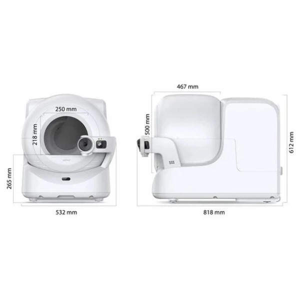 Фото - Смарт-лоток для животных PETKIT Purobot Ultra with Camera Self-Clean (P9903)